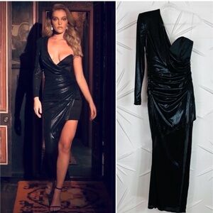 House of CB Asymmetric Draped Gown ✨Stunning✨